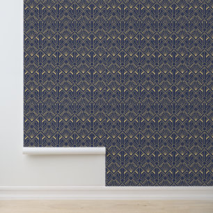Wallpaper - Art Deco Yellow/Purple