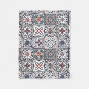 Wallpaper Backsplashes/Talavera inspired tiles 2 Fleece Blanket