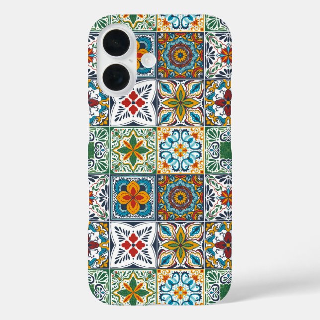 Wallpaper Backsplashes/Talavera inspired tiles Case-Mate iPhone Case (Back)