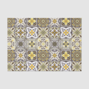 Wallpaper Backsplashes/Talavera inspired tiles/ Tissue Paper