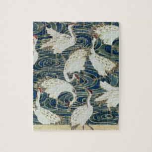 Wallpaper design, by the Silver Studio, c.1890 Jigsaw Puzzle