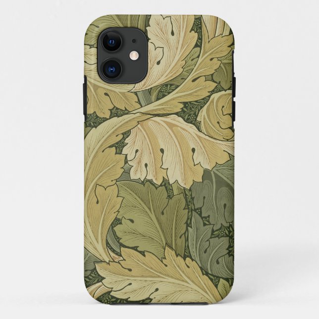 Wallpaper Design with Acanthus/Woodland colours, 1 Case-Mate iPhone Case (Back)