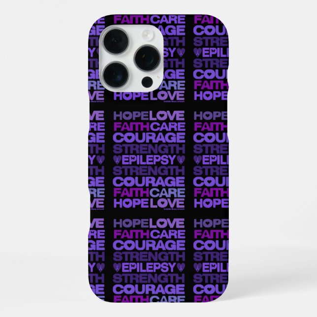 Wallpaper...Epilepsy iPhone Case (Back)