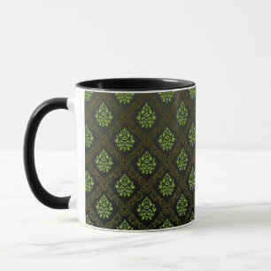 Wallpaper Floral Green Mug