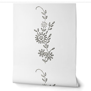 Wallpaper flower design style