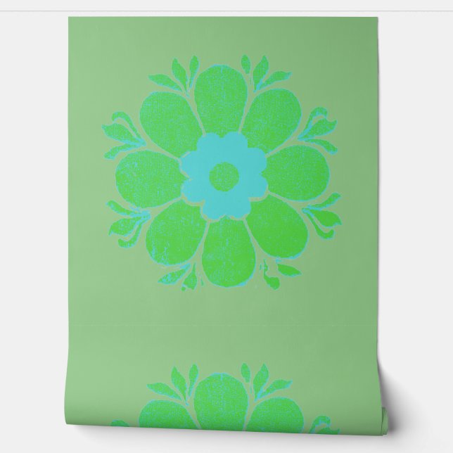 WALLPAPER FLOWER STYLE DESIGN (Unrolling)
