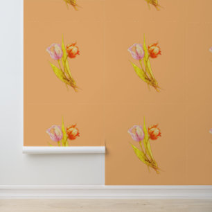 WALLPAPER FLOWERS STYLE DESIGN