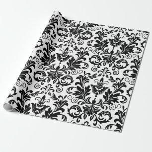 Wallpaper in the style of Baroque. Seamless backgr Wrapping Paper