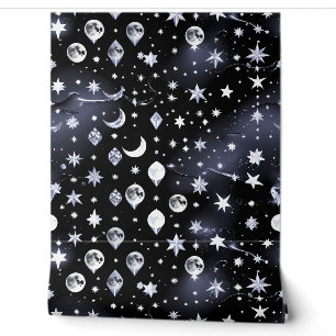 Wallpaper - Onyx Celestial Moon Design