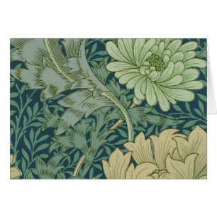 Wallpaper Pattern Sample with Chrysanthemum