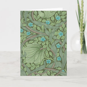 Wallpaper Pattern Sample with Forget-Me-Nots Card