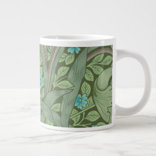 Wallpaper Pattern Sample with Forget-Me-Nots Large Coffee Mug