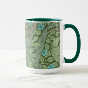 Wallpaper Pattern Sample with Forget-Me-Nots Mug