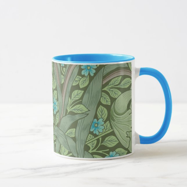 Wallpaper Pattern Sample with Forget-Me-Nots Mug (Right)