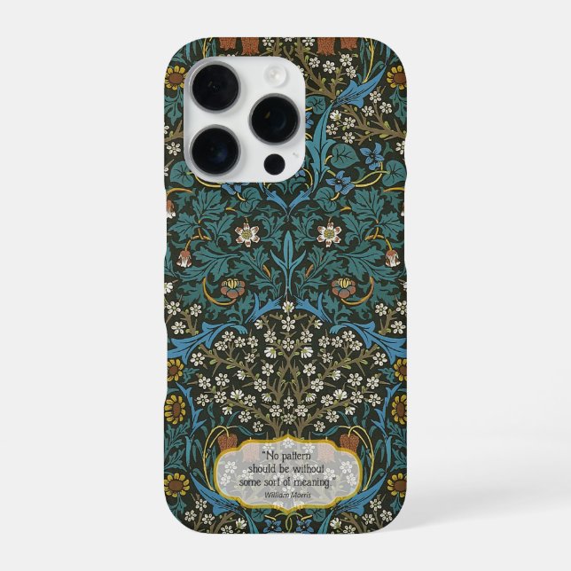 Wallpaper Sheet - William Morris iPhone Case (Back)