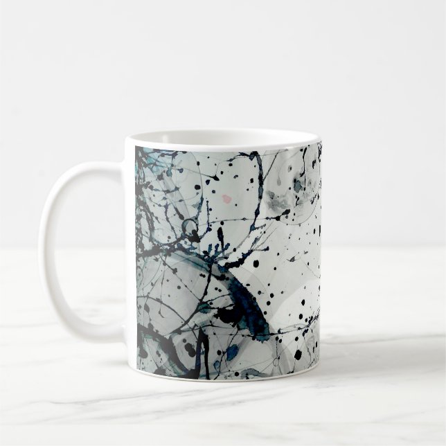 Wallpaper texture soap bubbles coffee mug (Left)