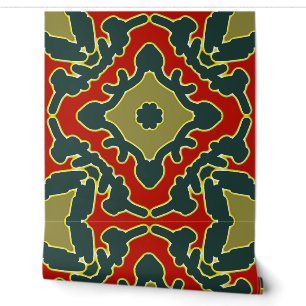 Wallpaper, Vibrant colourful trendy classic design Wallpaper