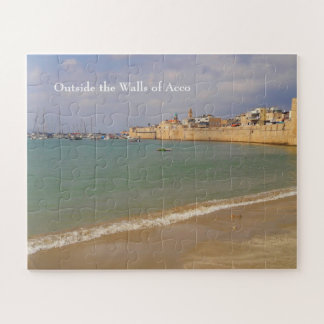 Walls of Acco, Israel, 56 pieces Jigsaw Puzzle