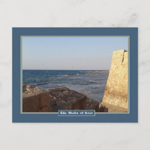 Walls of Acco Postcard