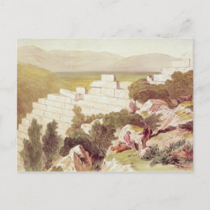 Walls of Ancient Samos, Cephalonia, 19th century Postcard