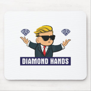 Wallstreetbets Diamond Hands - WSB Stock Market Op Mouse Pad