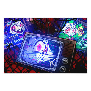 Wally Wackford Halloween Slasher   Helluva Boss   Photo Print