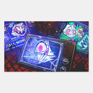 Wally Wackford Halloween Slasher   Helluva Boss    Sticker