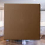 Walnut Brown Solid Colour | Classic Elegant Tile<br><div class="desc">Walnut Brown - Introducing the timeless allure of the Solid Colour Design: a captivating blend of classic form and elegant simplicity. This design is a celebration of the power and beauty found in a single, striking hue. Exuding sophistication, the solid colour design embraces the essence of minimalism, making it a...</div>