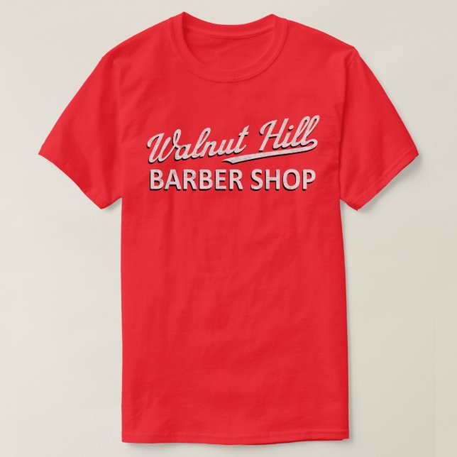 Walnut Hill Barber Shop T-Shirt (Design Front)