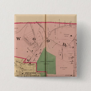 Walnut Hills, Ohio 2 Inch Square Button