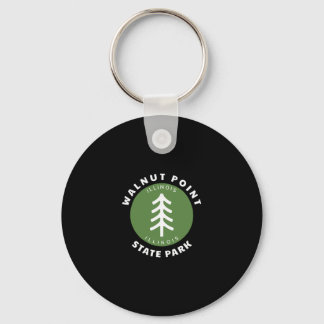 Walnut Point State Park Illinois Il Forest Tree Dg Keychain