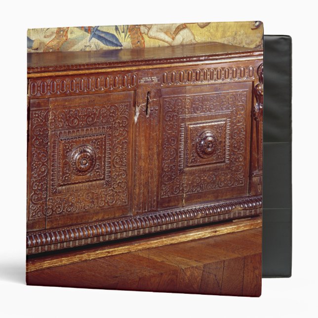Walnut Sideboard, Lyonnais School Binder (Front/Inside)