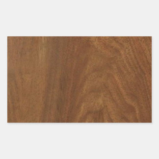 WALNUT WOOD American finish blank blanche + TEXT Sticker