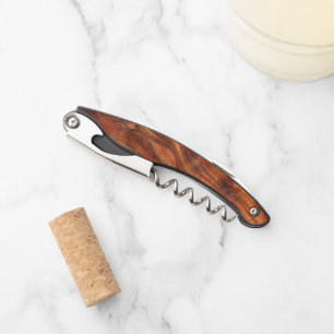 Walnut (Wood Grain) faux Corkscrew