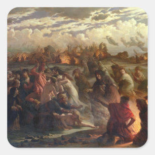 Walpurghis Night, 1862 Square Sticker