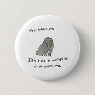 Walrus 2 Inch Round Button