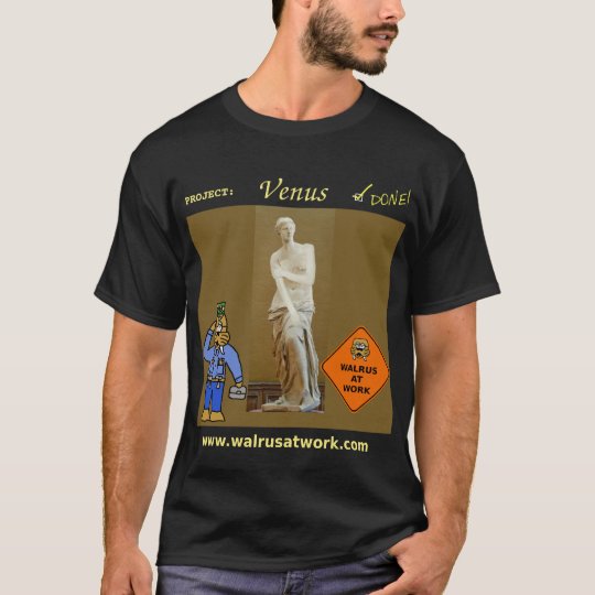 Walrus at Work Venus Project (Dark) T-Shirt