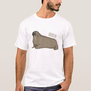 Walrus cartoon illustration T-Shirt