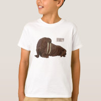 Walrus cartoon illustration