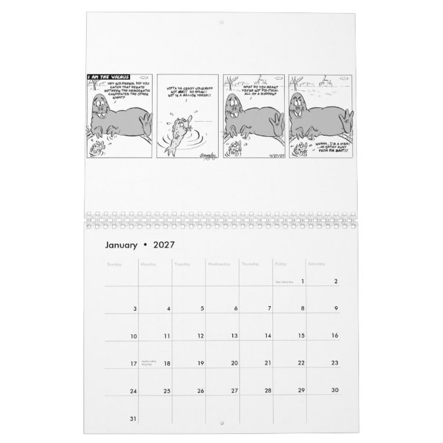 Walrus Comix 2010 Calendar (Jan 2027)
