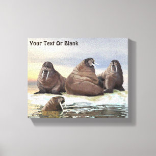 Walrus - Four Brothers Canvas Print