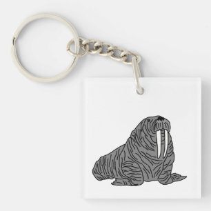 Walrus Keychain