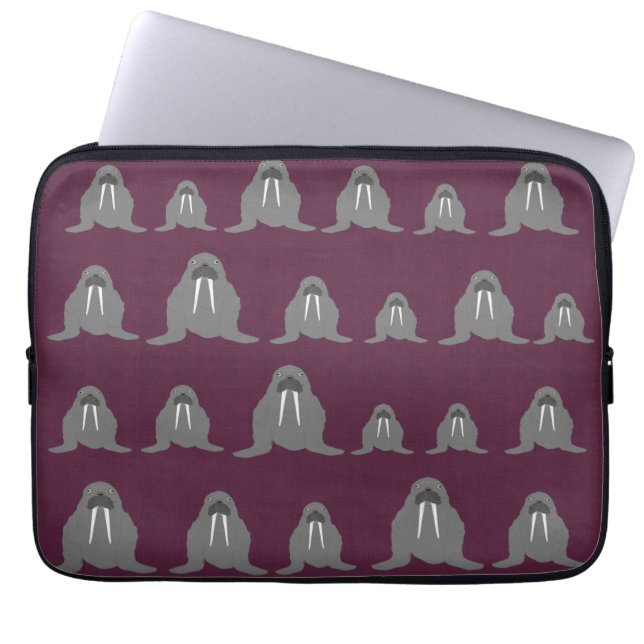 Walrus Laptop Sleeve (Front)