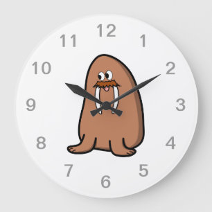 Walrus. Large Clock