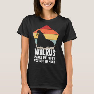 Walrus Mammal Animals Walrus Seal Animal 2 T-Shirt