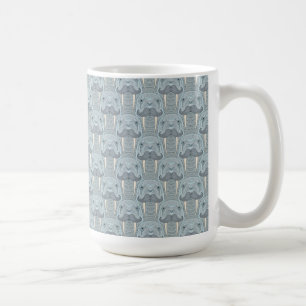 Walrus Moustache Pattern Coffee Mug