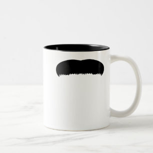 Walrus Moustache Two-Tone Coffee Mug