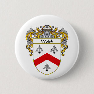 Walsh Coat of Arms (Mantled) 2 Inch Round Button
