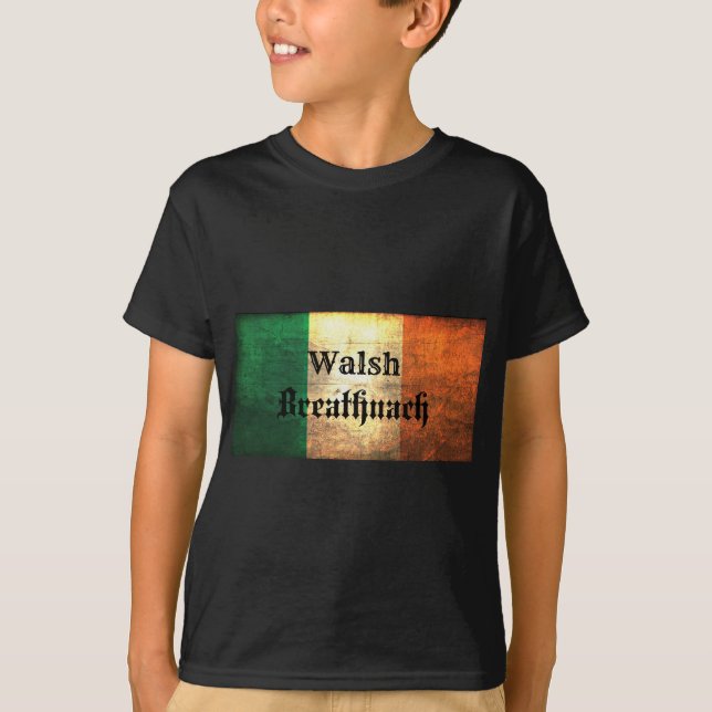 Walsh Irish Flag T-Shirt (Front)
