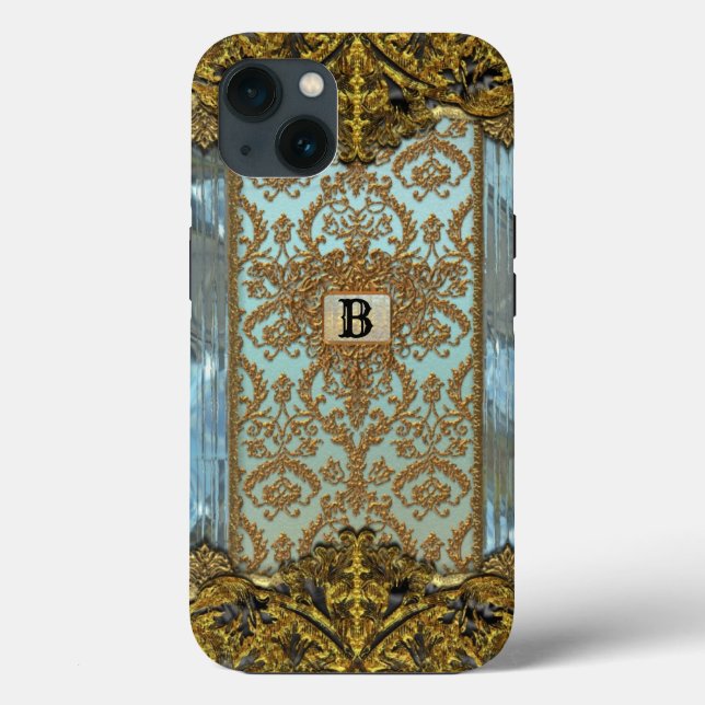 Walshdean Elegant Victorian  Monogram  Case-Mate iPhone Case (Back)